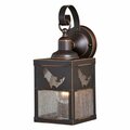 Perfecttwinkle 5 in. Missoula Outdoor Wall Light - Burnished Bronze PE3255872